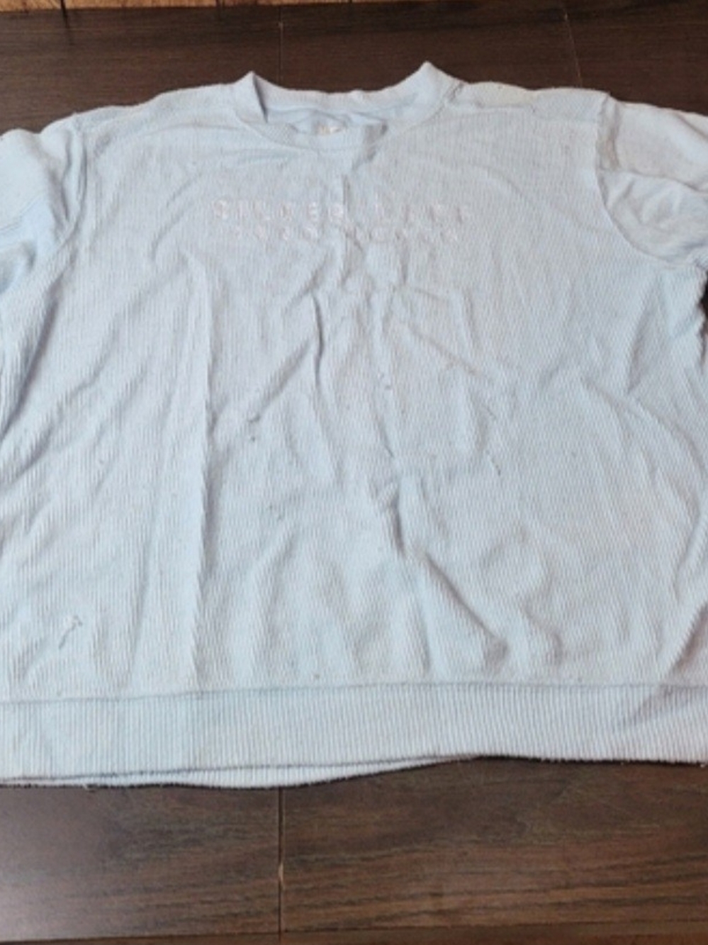 Blue 84 Light Blue Crew Neck Silver Lake Sand Dune Sweater XL